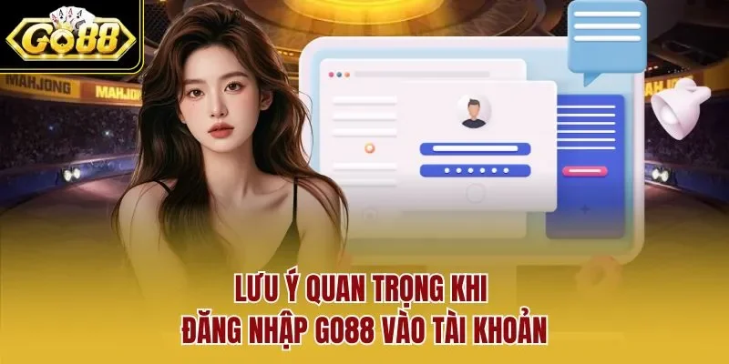 Lưu ý quan trọng khi đăng nhập GO88 vào tài khoản